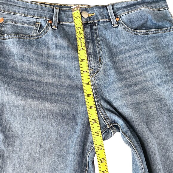 Denizen Levis Jeans Womens 16 33x32 Blue Denim Modern Boot Cut Mid Rise Western - Picture 9 of 10